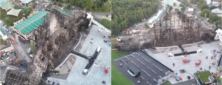 Drone Mostra Como Ficou o Palco Principal Do Tomorrowland Após o Incêndio Drone Mostra Como Ficou o Palco Principal Do Tomorrowland Após o Incêndio