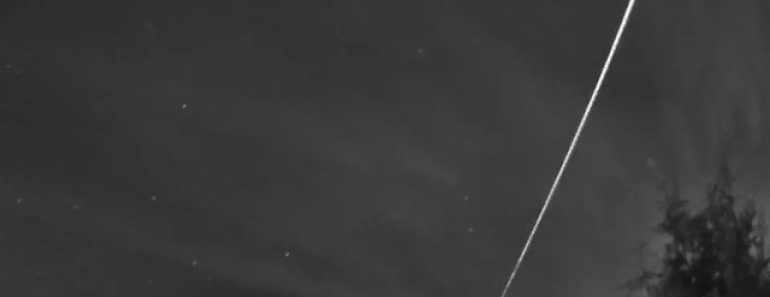 “Grande Meteoro” Atravessou Os Céus Noturnos De Braga “Grande Meteoro” Atravessou Os Céus Noturnos De Braga