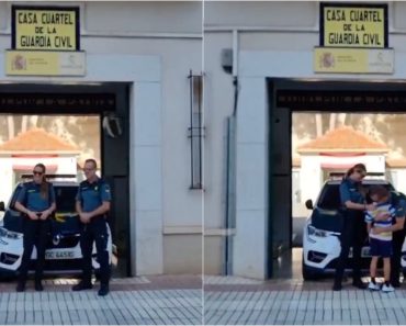 Criança De 10 Anos Visita Agentes Que a Salvaram Num Momento Comovente Criança De 10 Anos Visita Agentes Que a Salvaram Num Momento Comovente