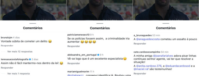 PSP Partilhou Foto De Agente e a Caixa De Comentários Ficou Ao Rubro PSP Partilhou Foto De Agente e a Caixa De Comentários Ficou Ao Rubro