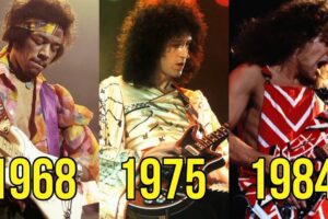 Os Solos De Guitarra Mais Icónicos Por Ano De 1965 a 2024