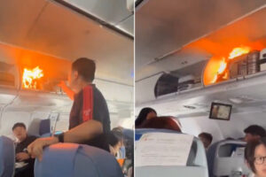 Avião Da Air China Desviado Após Bateria Guardada Em Bagagem Incendiar-se