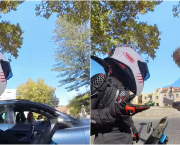 Condutor Irrita-se Com “Acelerações e Raters” e Manda Parar Motociclista Condutor Irrita-se Com “Acelerações e Raters” e Manda Parar Motociclista