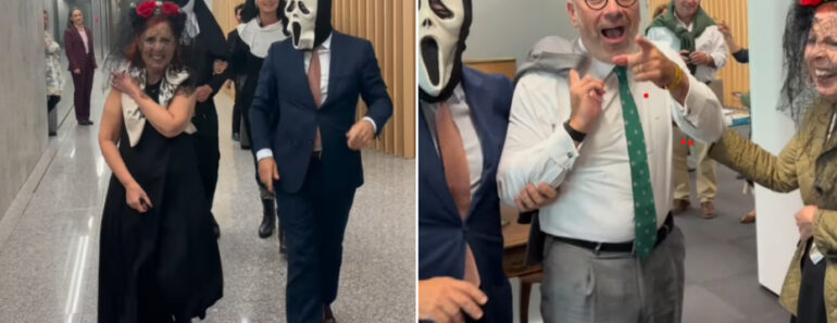 Doçura Ou Travessura? Ministra Do Ambiente Entra No Espírito Do Halloween… Disfarçada Doçura Ou Travessura? Ministra Do Ambiente Entra No Espírito Do Halloween… Disfarçada
