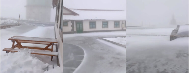 Serra Da Estrela Já Veste De Branco: Neve Obriga Ao Fecho De Estradas Serra Da Estrela Já Veste De Branco: Neve Obriga Ao Fecho De Estradas