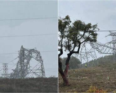Tornado Derruba Postes De Alta Tensão No Concelho De Nisa Tornado Derruba Postes De Alta Tensão No Concelho De Nisa