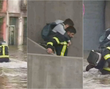 Bombeiro Resgata Criança Cercada Pela Água Em Águeda Bombeiro Resgata Criança Cercada Pela Água Em Águeda