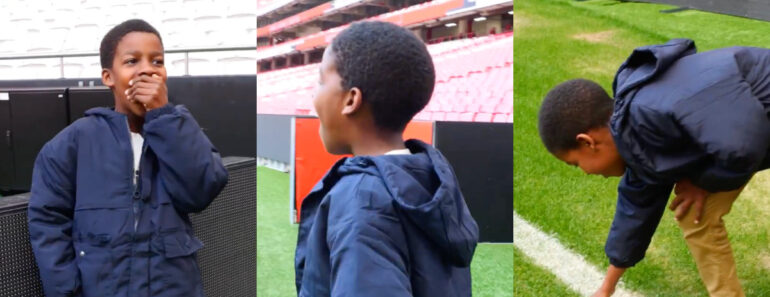 Rodrigo, Menino De 9 Anos Que Salvou a Mãe, Visitou o Estádio Da Luz: “É Como Um Sonho” Rodrigo, Menino De 9 Anos Que Salvou a Mãe, Visitou o Estádio Da Luz: “É Como Um Sonho”