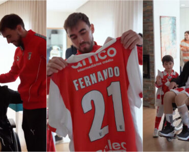 Adepto Do Braga Em Recuperação De Grave Acidente é Surpreendido Por Ricardo Horta Adepto Do Braga Em Recuperação De Grave Acidente é Surpreendido Por Ricardo Horta