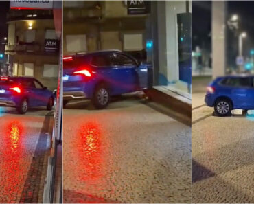 Motorista De TVDE Embate Contra Fachada De Banco Em Gaia Após Agressões Motorista De TVDE Embate Contra Fachada De Banco Em Gaia Após Agressões