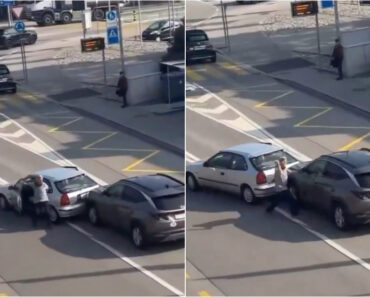 Discussão No Trânsito Termina Em Acidente Absurdo Numa Rotunda Na Suíça Discussão No Trânsito Termina Em Acidente Absurdo Numa Rotunda Na Suíça