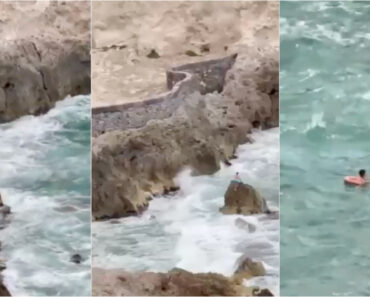 Menino Fica Preso Numa Rocha No Meio Do Mar e Acaba Salvo Pelas Equipas De Emergência Menino Fica Preso Numa Rocha No Meio Do Mar e Acaba Salvo Pelas Equipas De Emergência