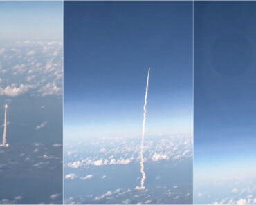 Passageiros De Voo Comercial Filmam Lançamento Da Missão Artemis II Da NASA Rumo à Lua Passageiros De Voo Comercial Filmam Lançamento Da Missão Artemis II Da NASA Rumo à Lua