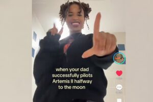 Filha De Astronauta Celebra Ida à Lua Do Pai Com Vídeo Viral