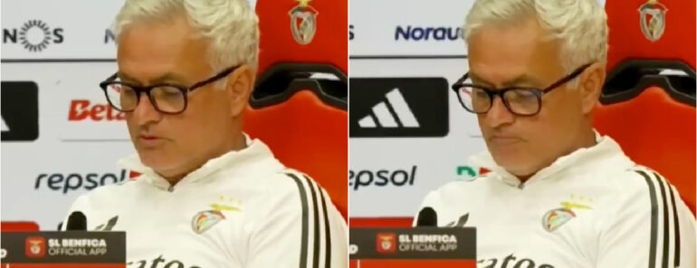 José Mourinho “Adia” Início Da Conferência Para Ler As Notícias José Mourinho “Adia” Início Da Conferência Para Ler As Notícias
