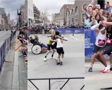 Atletas Abdicam Dos Seus Melhores Tempos Para Ajudar Corredor Exausto Na Maratona De Boston Atletas Abdicam Dos Seus Melhores Tempos Para Ajudar Corredor Exausto Na Maratona De Boston