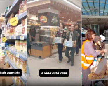 Ativistas Da Climáximo Retiram Alimentos De Supermercado Sem Pagar e Distribuem-nos a Pessoas Carenciadas Ativistas Da Climáximo Retiram Alimentos De Supermercado Sem Pagar e Distribuem-nos a Pessoas Carenciadas