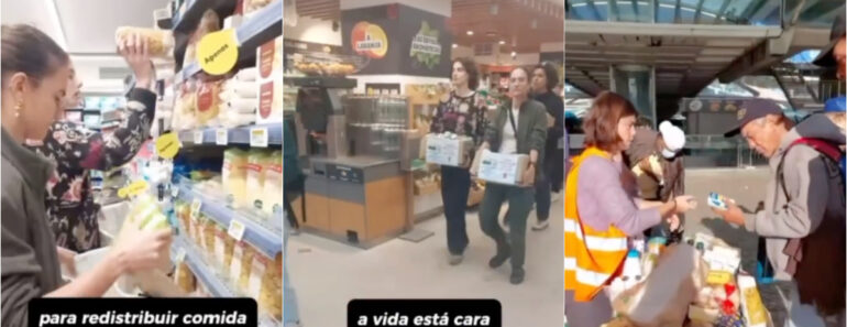 Ativistas Da Climáximo Retiram Alimentos De Supermercado Sem Pagar e Distribuem-nos a Pessoas Carenciadas Ativistas Da Climáximo Retiram Alimentos De Supermercado Sem Pagar e Distribuem-nos a Pessoas Carenciadas