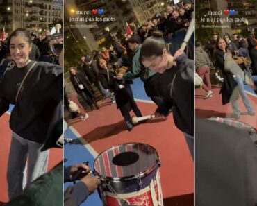 Madalena Aragão Torna-se Protagonista a Tocar Tambor Com a Claque Do PSG Madalena Aragão Torna-se Protagonista a Tocar Tambor Com a Claque Do PSG