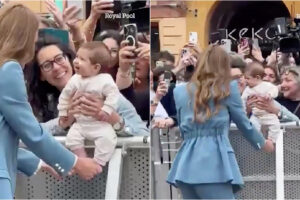 Bebé Fica Encantada Ao Conhecer Kate Middleton
