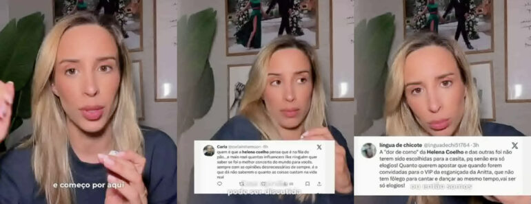 Helena Coelho Denuncia Insultos Após Críticas Ao Concerto De Bad Bunny: “Fui Atacada Na Rua” Helena Coelho Denuncia Insultos Após Críticas Ao Concerto De Bad Bunny: “Fui Atacada Na Rua”