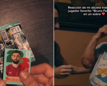 Uma Avó e Um Cromo Da Panini: o Vídeo Que Deixou Bruno Fernandes Em Lágrimas Uma Avó e Um Cromo Da Panini: o Vídeo Que Deixou Bruno Fernandes Em Lágrimas