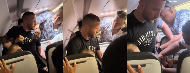 Ex-Lutador De MMA Imobiliza Passageiro Que Tentou Abrir Porta De Avião Ex-Lutador De MMA Imobiliza Passageiro Que Tentou Abrir Porta De Avião