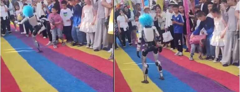 Robô Dá Pontapé a Criança Durante Demonstração De Artes Marciais Na China Robô Dá Pontapé a Criança Durante Demonstração De Artes Marciais Na China