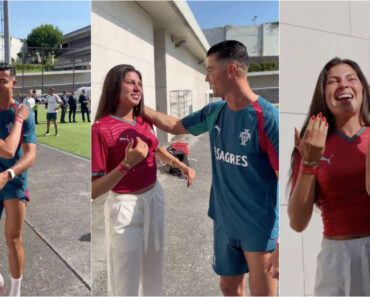 Influencer Belga Cumpre Sonho De Conhecer Cristiano Ronaldo e Não Esconde As Lágrimas Influencer Belga Cumpre Sonho De Conhecer Cristiano Ronaldo e Não Esconde As Lágrimas