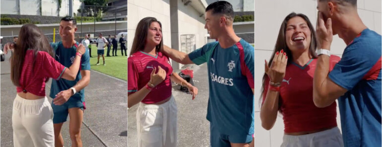 Influencer Belga Cumpre Sonho De Conhecer Cristiano Ronaldo e Não Esconde As Lágrimas Influencer Belga Cumpre Sonho De Conhecer Cristiano Ronaldo e Não Esconde As Lágrimas