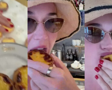 Katy Perry Prova Pastéis De Nata Na Baixa De Lisboa e Fica Rendida: “Oh Meu Deus. Uau!” Katy Perry Prova Pastéis De Nata Na Baixa De Lisboa e Fica Rendida: “Oh Meu Deus. Uau!”
