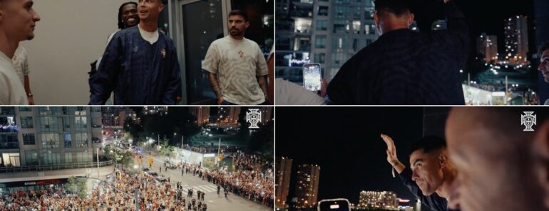 Ronaldo Lidera Euforia Na Varanda Do Hotel Em Toronto Após Vitória Sobre a Croácia Ronaldo Lidera Euforia Na Varanda Do Hotel Em Toronto Após Vitória Sobre a Croácia