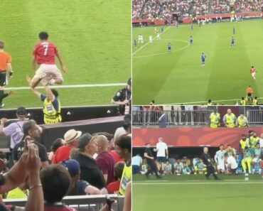 Adepto Invade o Relvado No Portugal – Croácia e Quase a Chegar a Cristiano Ronaldo é Placado Adepto Invade o Relvado No Portugal – Croácia e Quase a Chegar a Cristiano Ronaldo é Placado