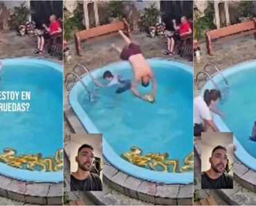Homem Revela Imagens Do Mergulho Na Piscina Que o Deixou Paraplégico Homem Revela Imagens Do Mergulho Na Piscina Que o Deixou Paraplégico