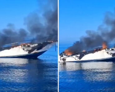 Homem Resgatado Após Embarcação Em Que Seguia Se Incendiar Na Nazaré Homem Resgatado Após Embarcação Em Que Seguia Se Incendiar Na Nazaré