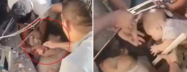 Mulher e Bebé De 6 Meses Resgatados Dos Escombros Na Colômbia Mulher e Bebé De 6 Meses Resgatados Dos Escombros Na Colômbia