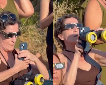 Mulher Prepara Verdadeiro Arsenal Para Fotografar o Eclipse… Mas Nada Correu Como Esperado Mulher Prepara Verdadeiro Arsenal Para Fotografar o Eclipse… Mas Nada Correu Como Esperado