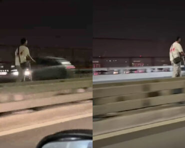 Jovem Filmado De Trotinete Em Contramão Na Ponte 25 De Abril Durante a Madrugada Jovem Filmado De Trotinete Em Contramão Na Ponte 25 De Abril Durante a Madrugada