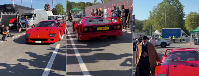 Lewis Hamilton Chega a Monza Com o Carro Dos Seus Sonhos: Um Ferrari F40 Lewis Hamilton Chega a Monza Com o Carro Dos Seus Sonhos: Um Ferrari F40