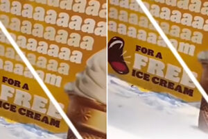 O Lugar Que Dá Um Gelado De Graça Para Quem Pedir… a Gritar