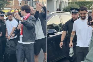Bruno Fernandes é Apanhado De Surpresa Por Adeptos Do Sporting Em Manchester… “Viva o Sporting, C******”