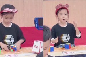 Menina De 6 Anos Faz História No Cubo De Rubik e Bate Duas Vezes o Recorde Mundial Em Apenas 3 Dias
