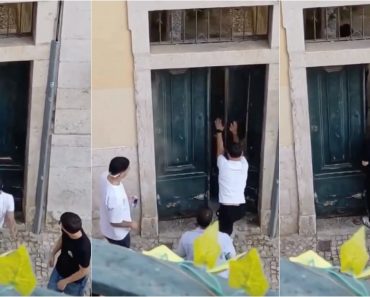 Jovens Destroem Porta De Prédio Em Lisboa Para Recuperar Chaves Jovens Destroem Porta De Prédio Em Lisboa Para Recuperar Chaves