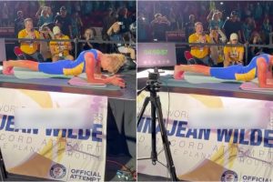 Avó De 61 Anos Bate Recorde Mundial Após Cinco Horas Em Prancha