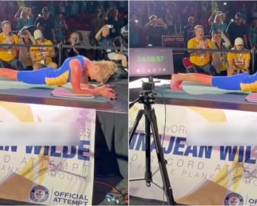 Avó De 61 Anos Bate Recorde Mundial Após Cinco Horas Em Prancha Avó De 61 Anos Bate Recorde Mundial Após Cinco Horas Em Prancha
