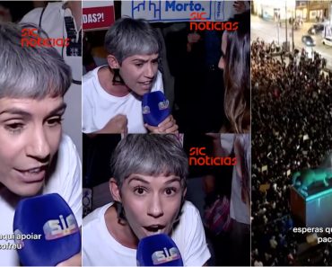 Beatriz Gosta Junta-se a Protesto No Porto e Defende Manifestantes: “Não Vamos Desistir” Beatriz Gosta Junta-se a Protesto No Porto e Defende Manifestantes: “Não Vamos Desistir”