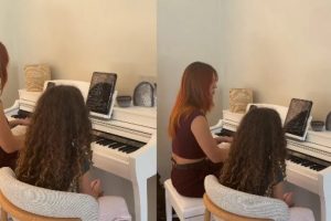 Temos Cantora? Georgina Mostra Filha Em Aula a Cantar Billie Eilish