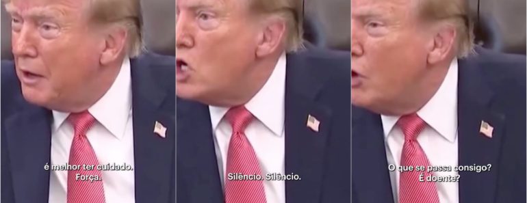 Trump Perde a Paciência Com Jornalista Na Casa Branca: “É Melhor Ter Cuidado” Trump Perde a Paciência Com Jornalista Na Casa Branca: “É Melhor Ter Cuidado”