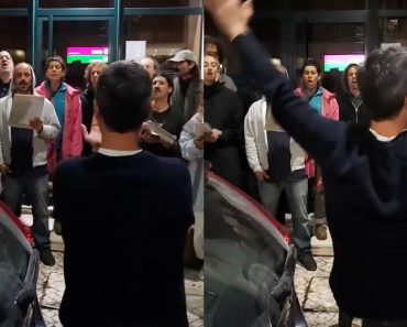 “Mostra a Cara”: Coro Das Caldas Foi à Porta De António José Seguro Exigir Uma Reação “Mostra a Cara”: Coro Das Caldas Foi à Porta De António José Seguro Exigir Uma Reação